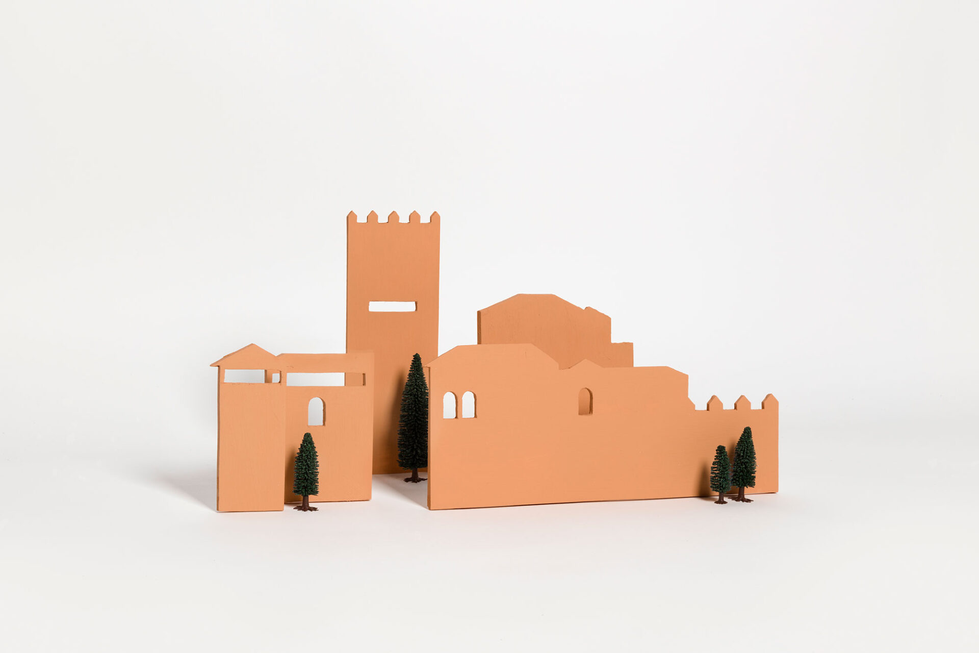 Fotografía de una maqueta de la Alhambra