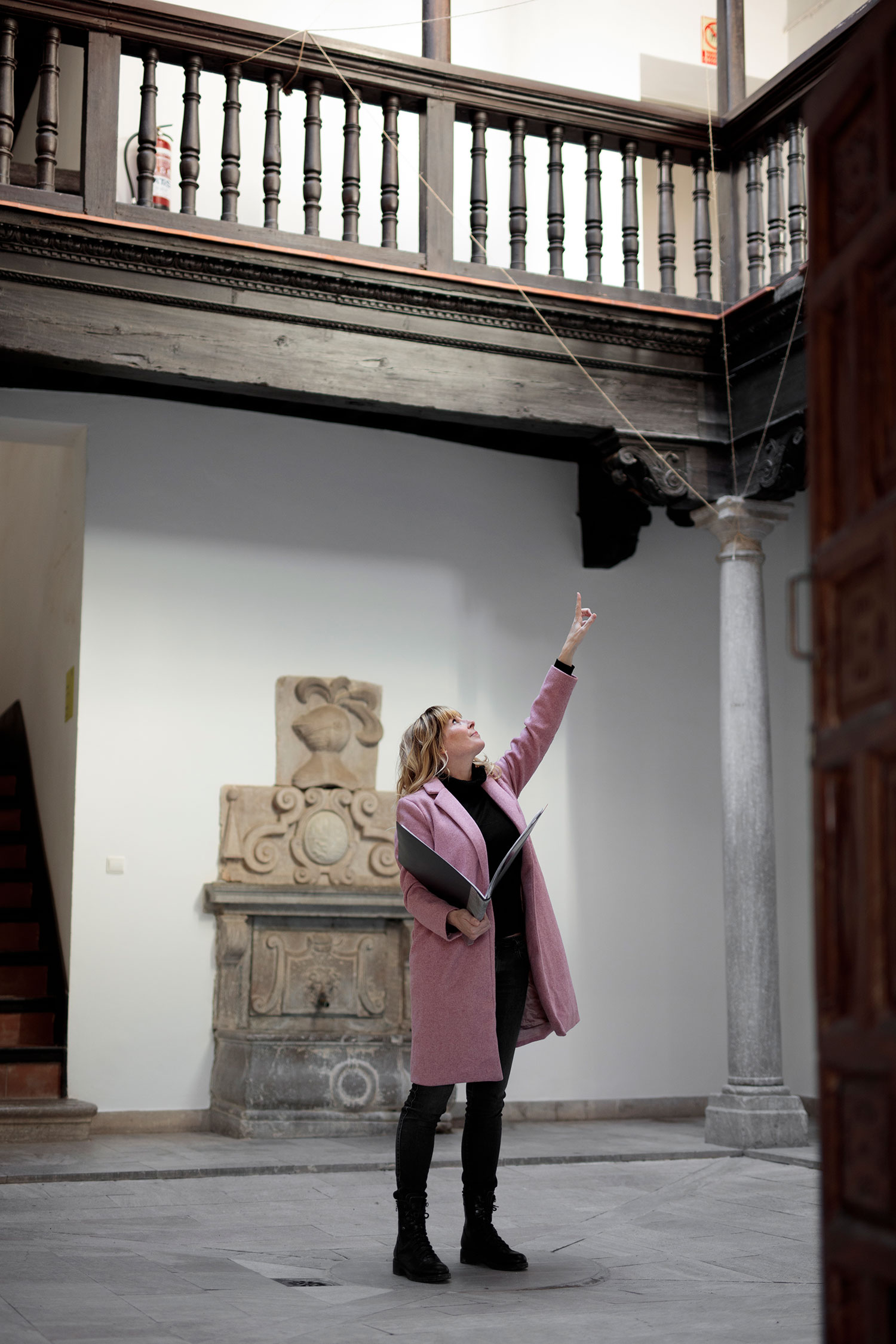 Fotografía de una visita a la Alhambra de Blanca Espigares para Masquetours