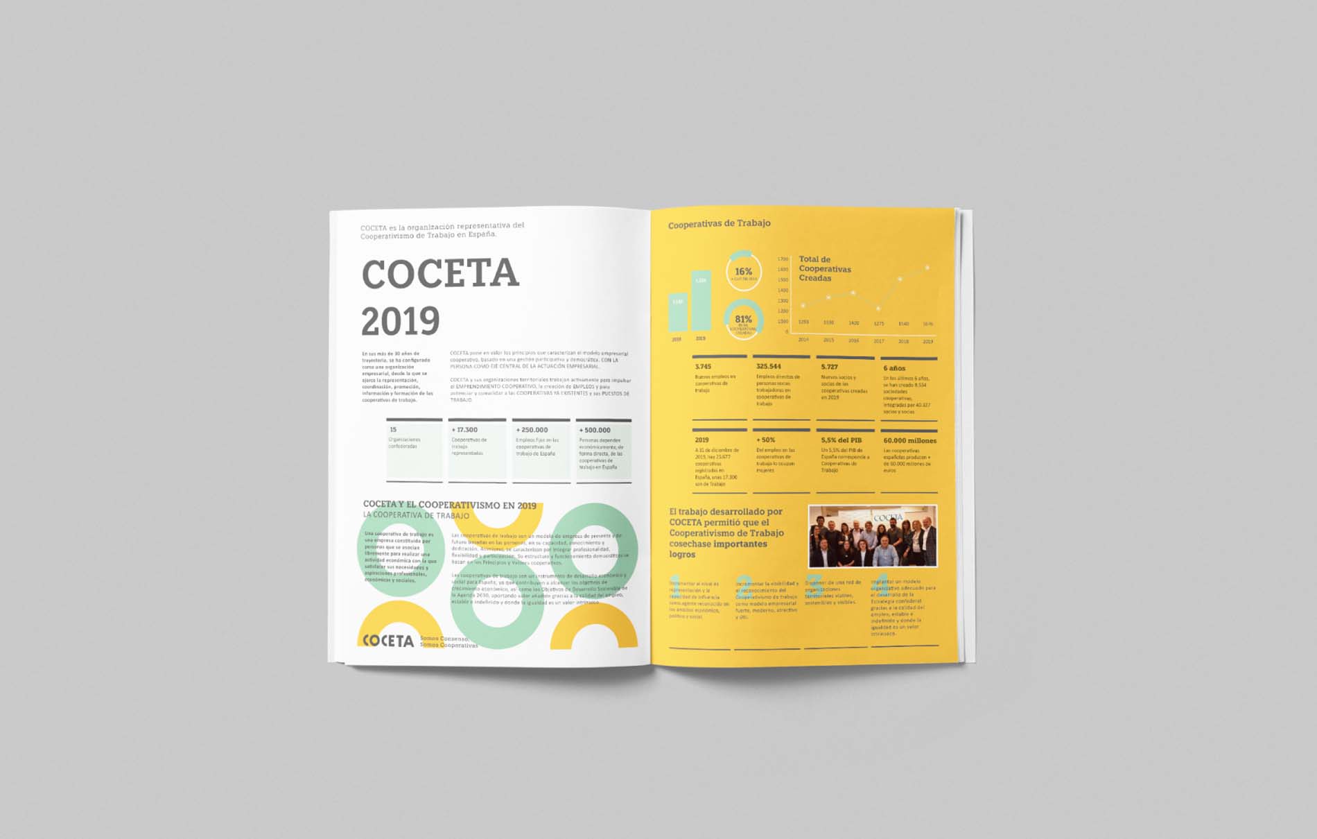 Diseño editorial para Asamblea General COCETA Verbena
